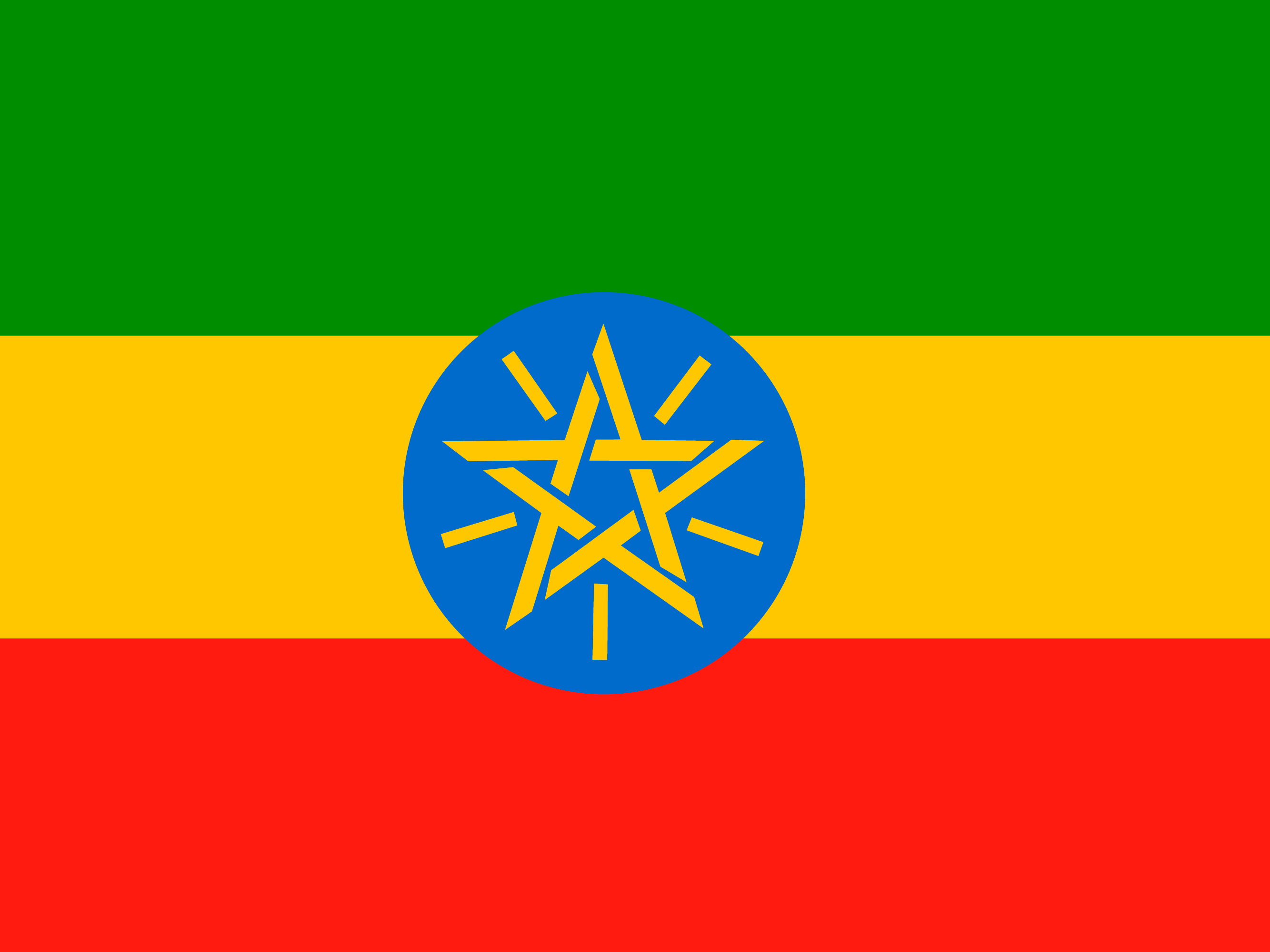 Drapeau de Éthiopie