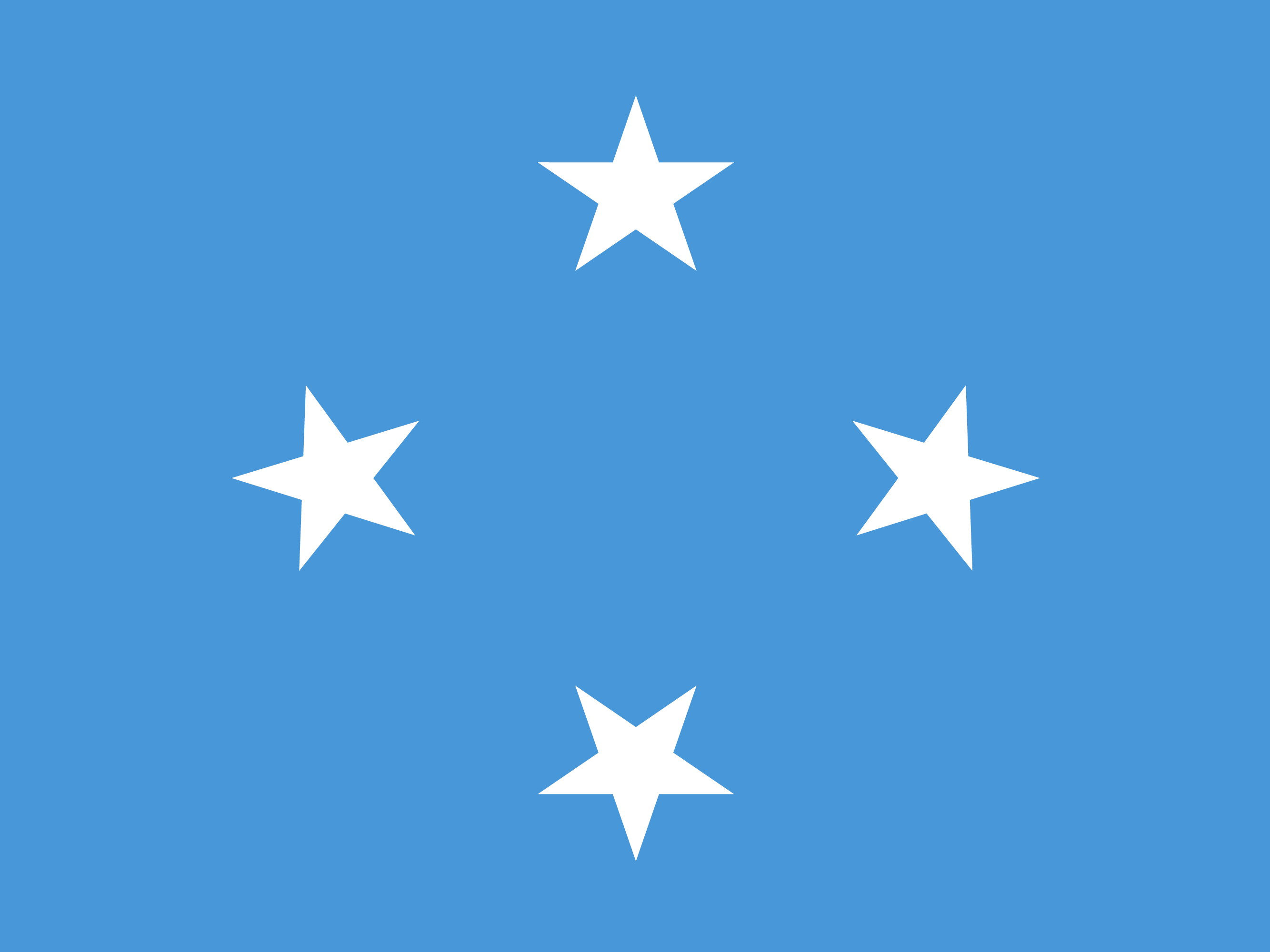 Drapeau de États fédérés de Micronésie