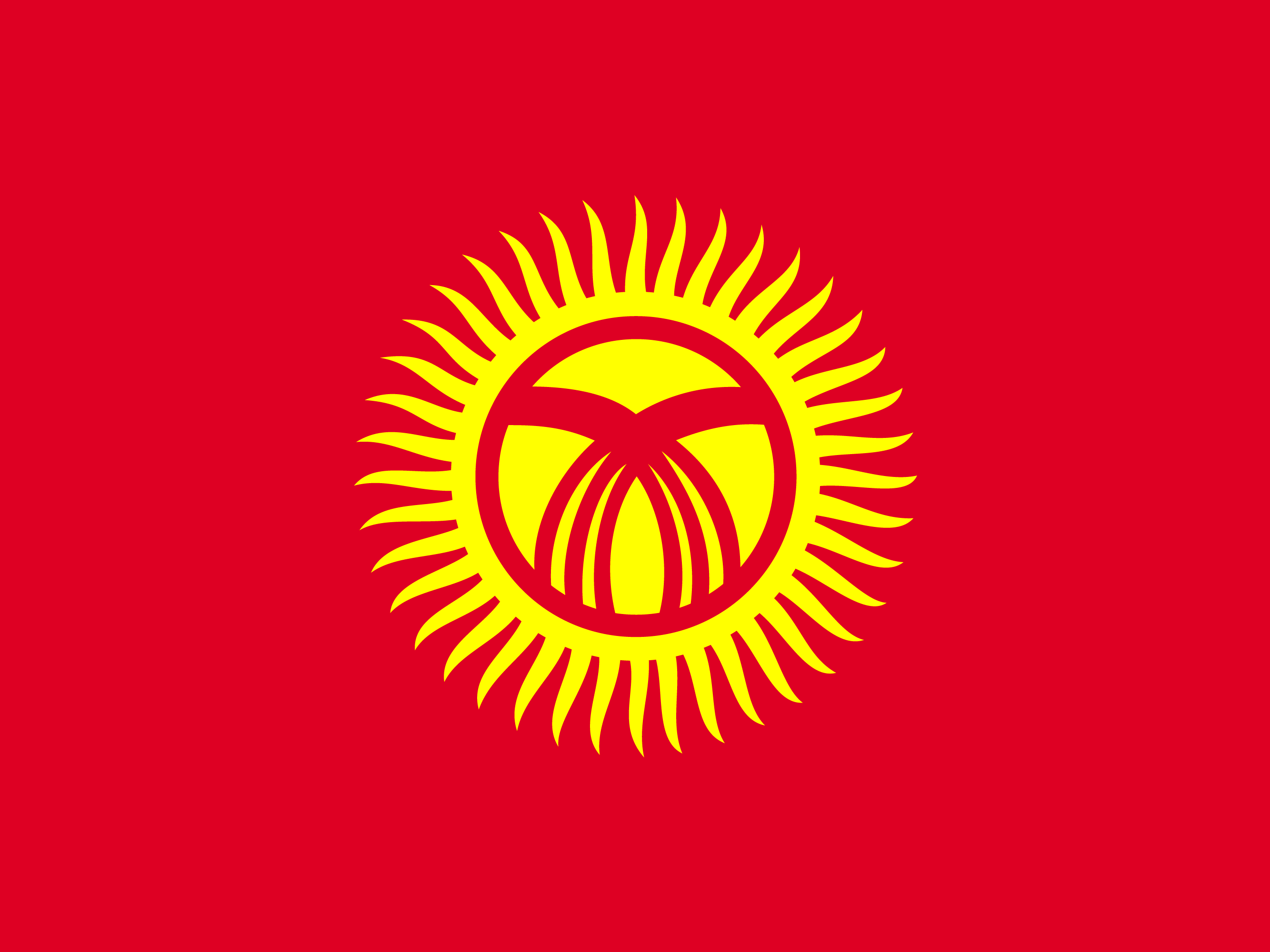 Drapeau de Kirghizistan