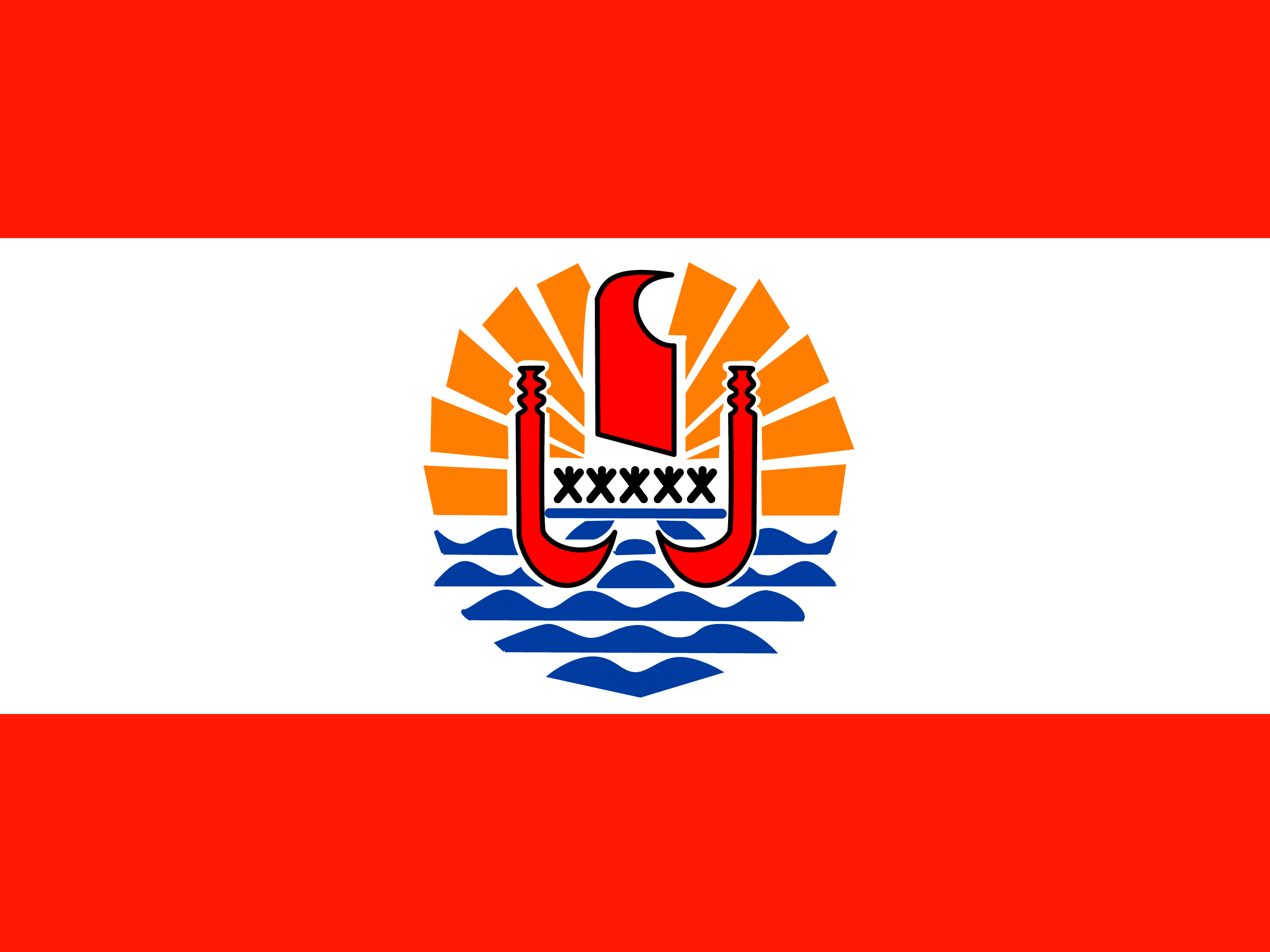 Drapeau de Polynésie française