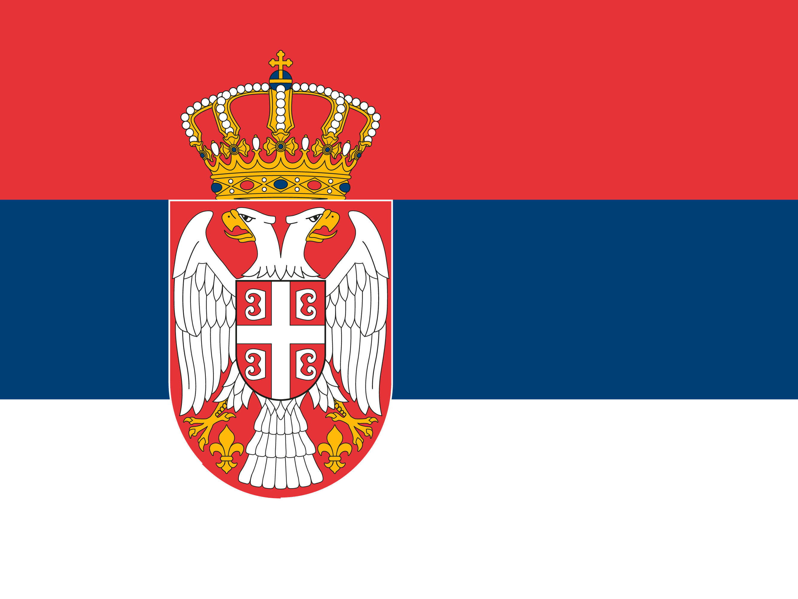 Drapeau de Serbie