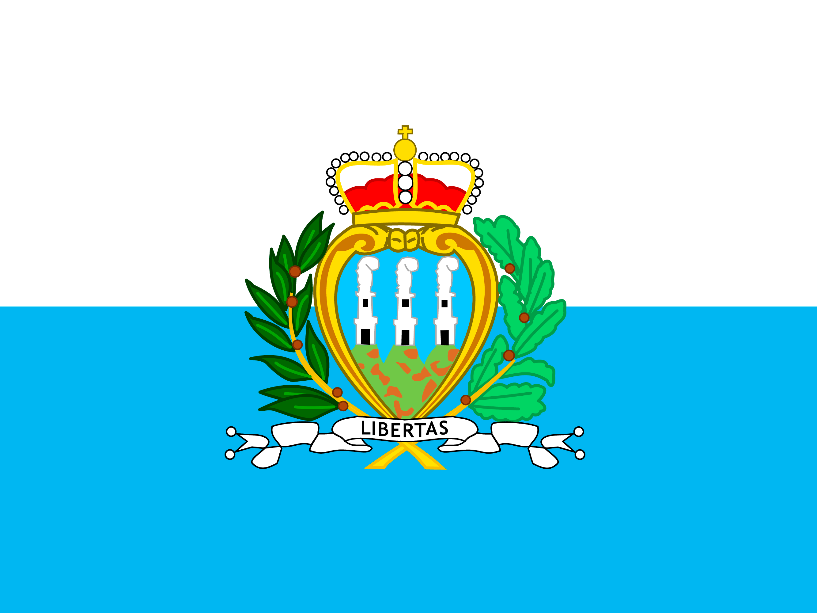 Drapeau de Saint-Marin