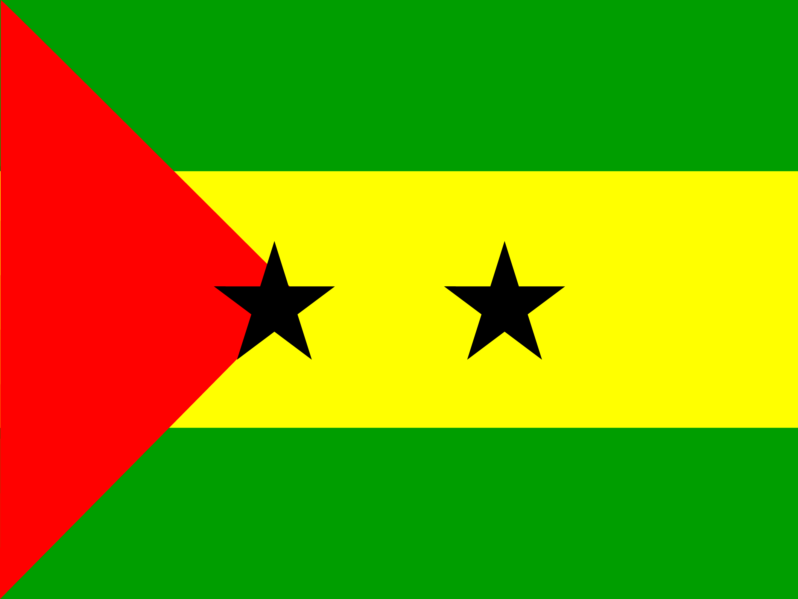 Drapeau de Sao Tomé-et-Principe