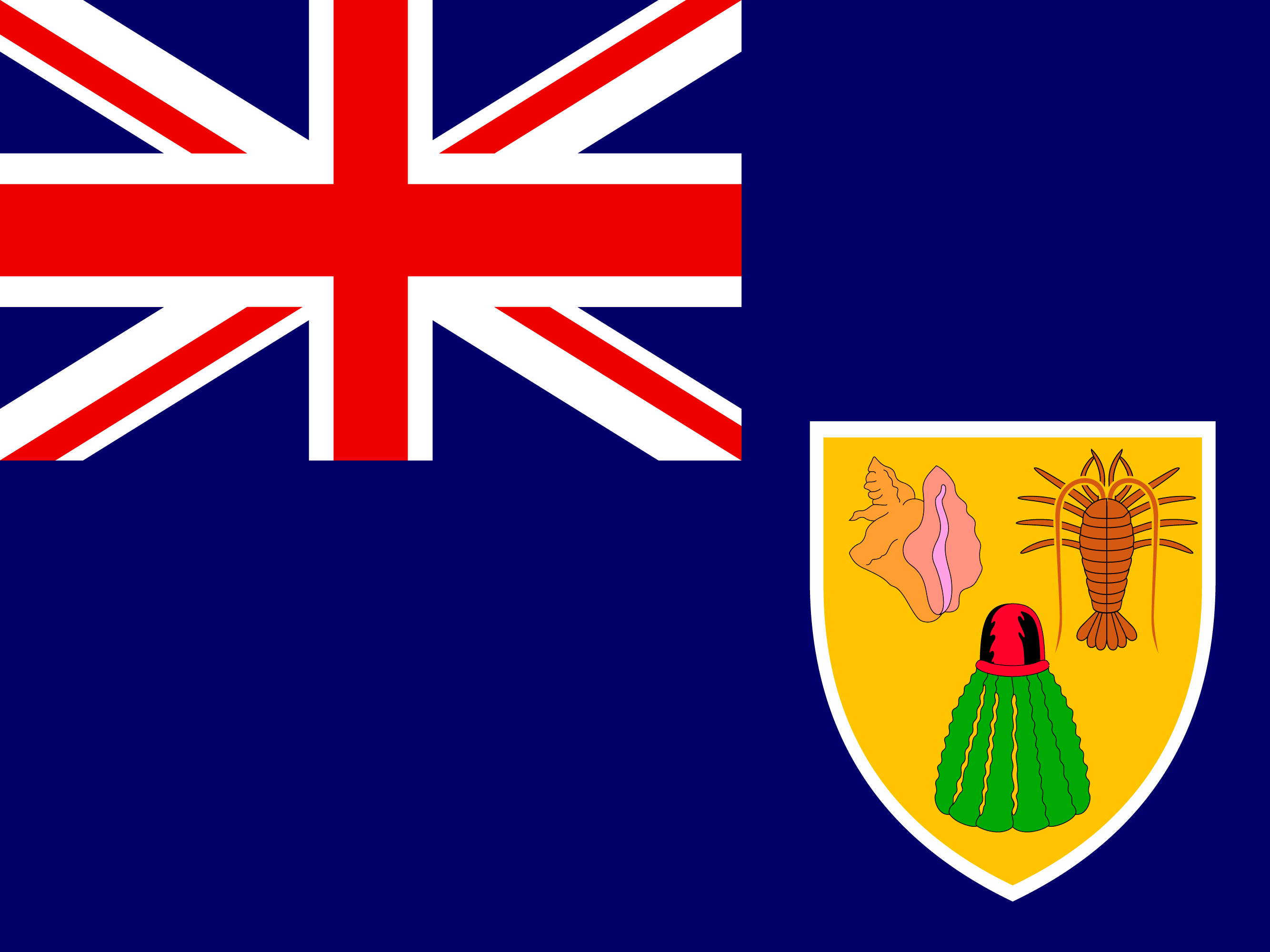 Drapeau de Îles Turques-et-Caïques