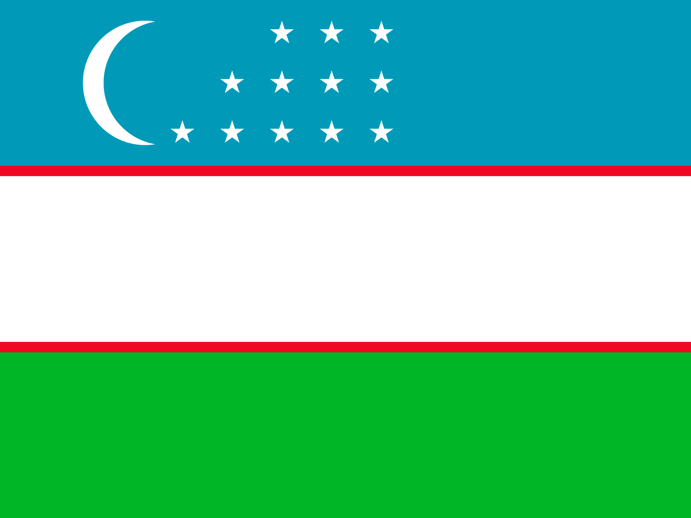 Drapeau de Ouzbékistan
