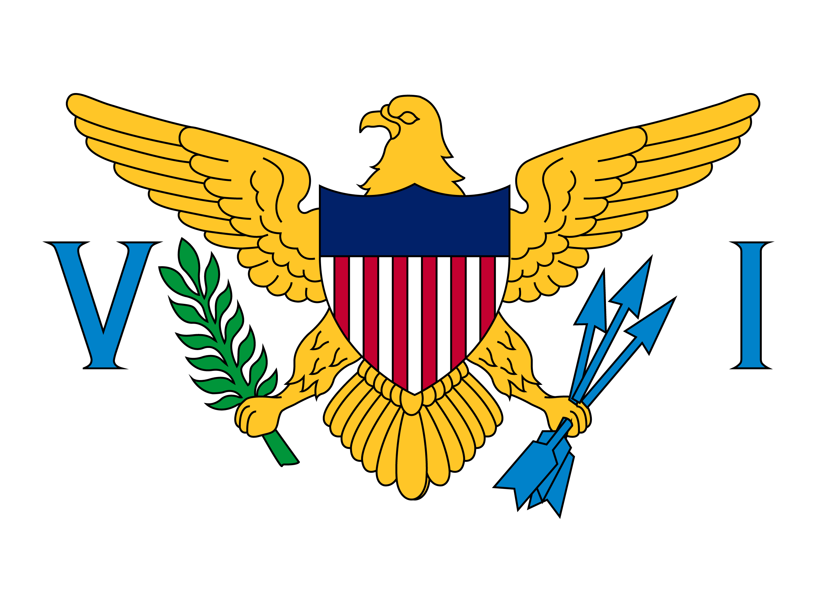 Drapeau de Îles Vierges des États-Unis