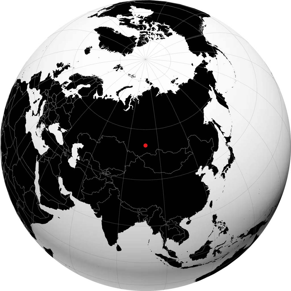 Abakan sur le globe