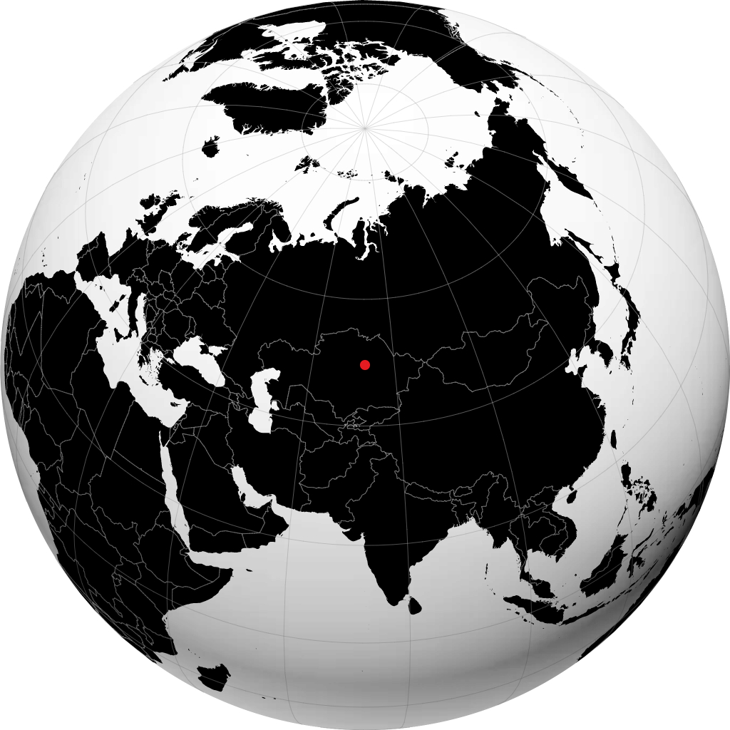 Abay sur le globe