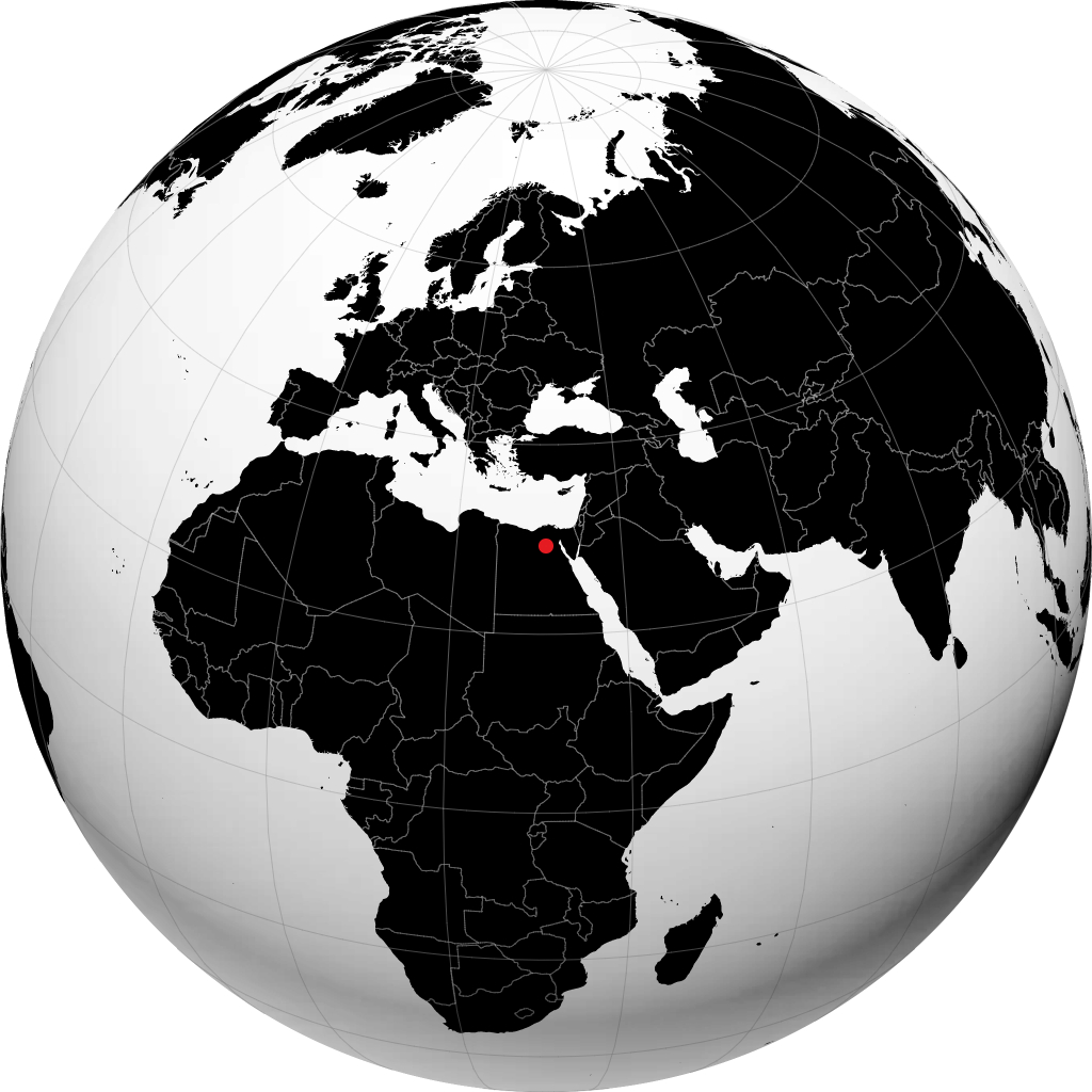 Al Fayoum sur le globe