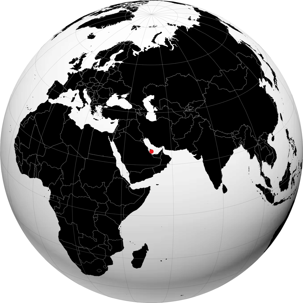 Al Wakrah sur le globe