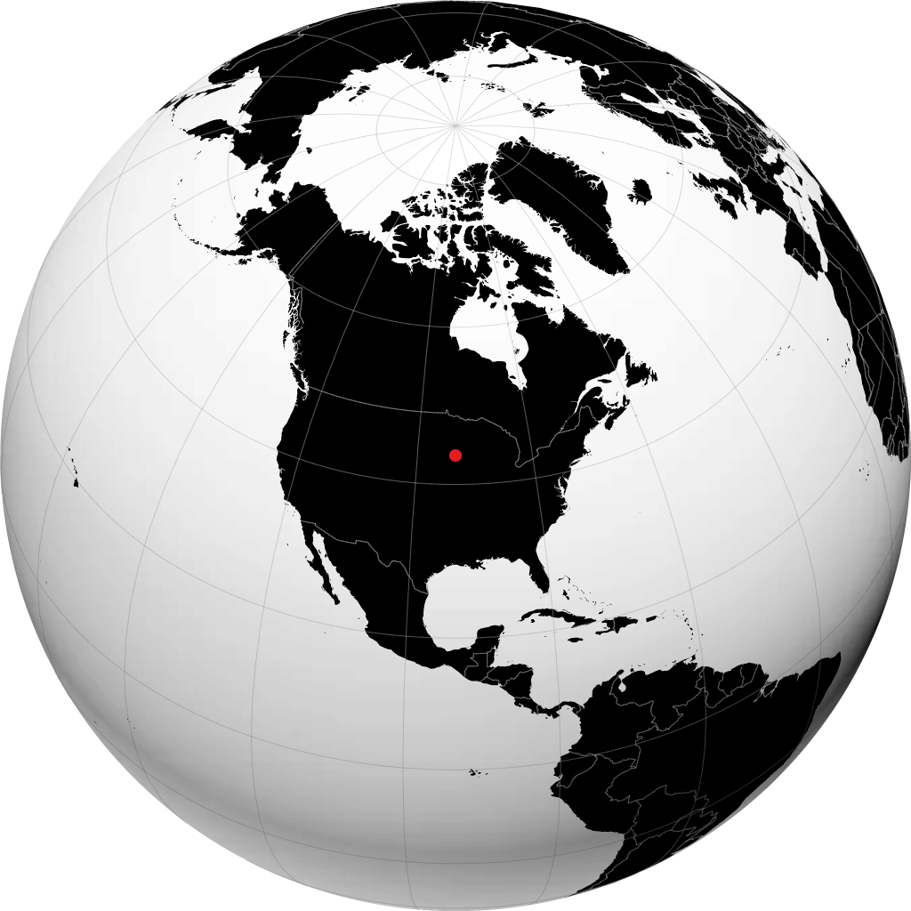 Albert Lea sur le globe