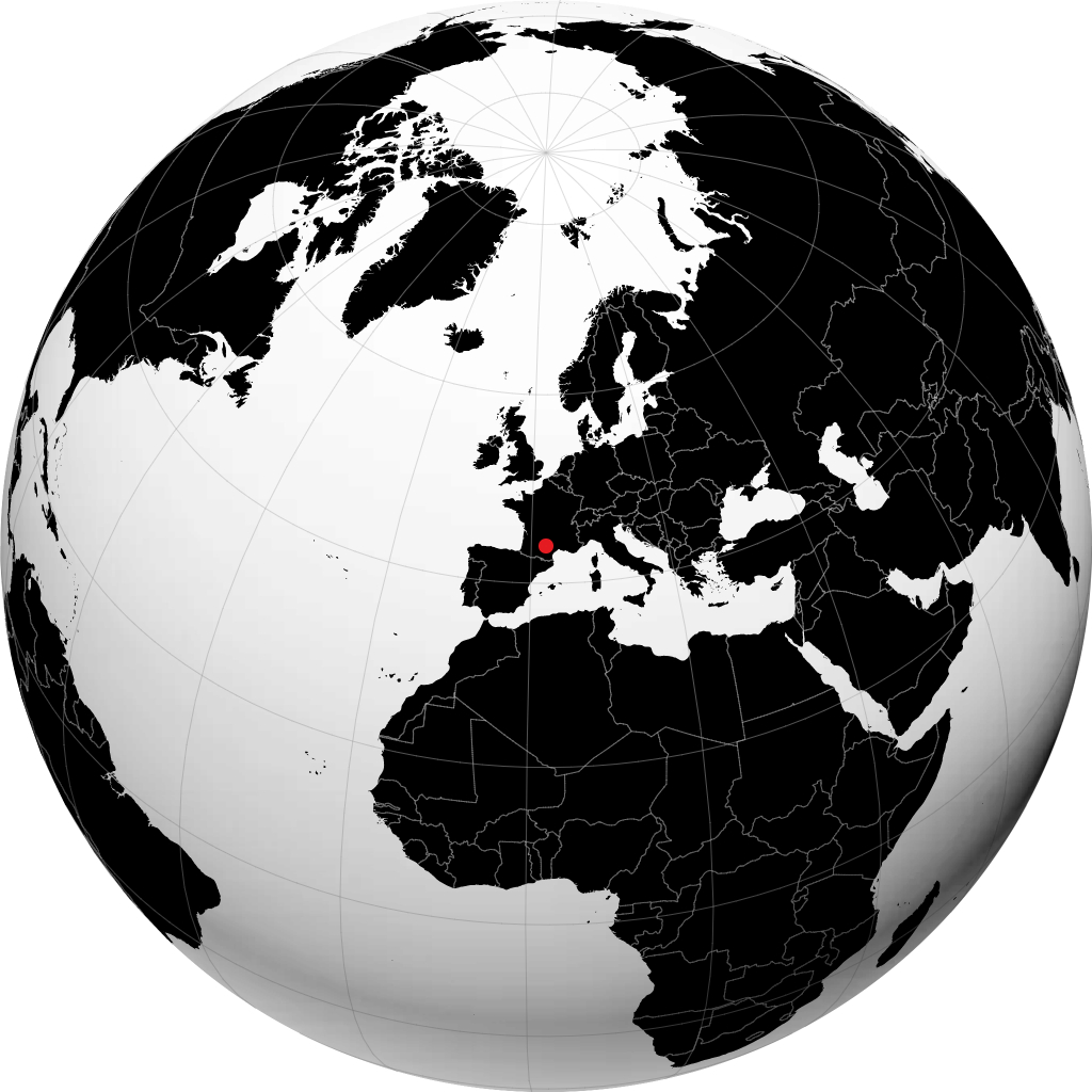 Albi sur le globe