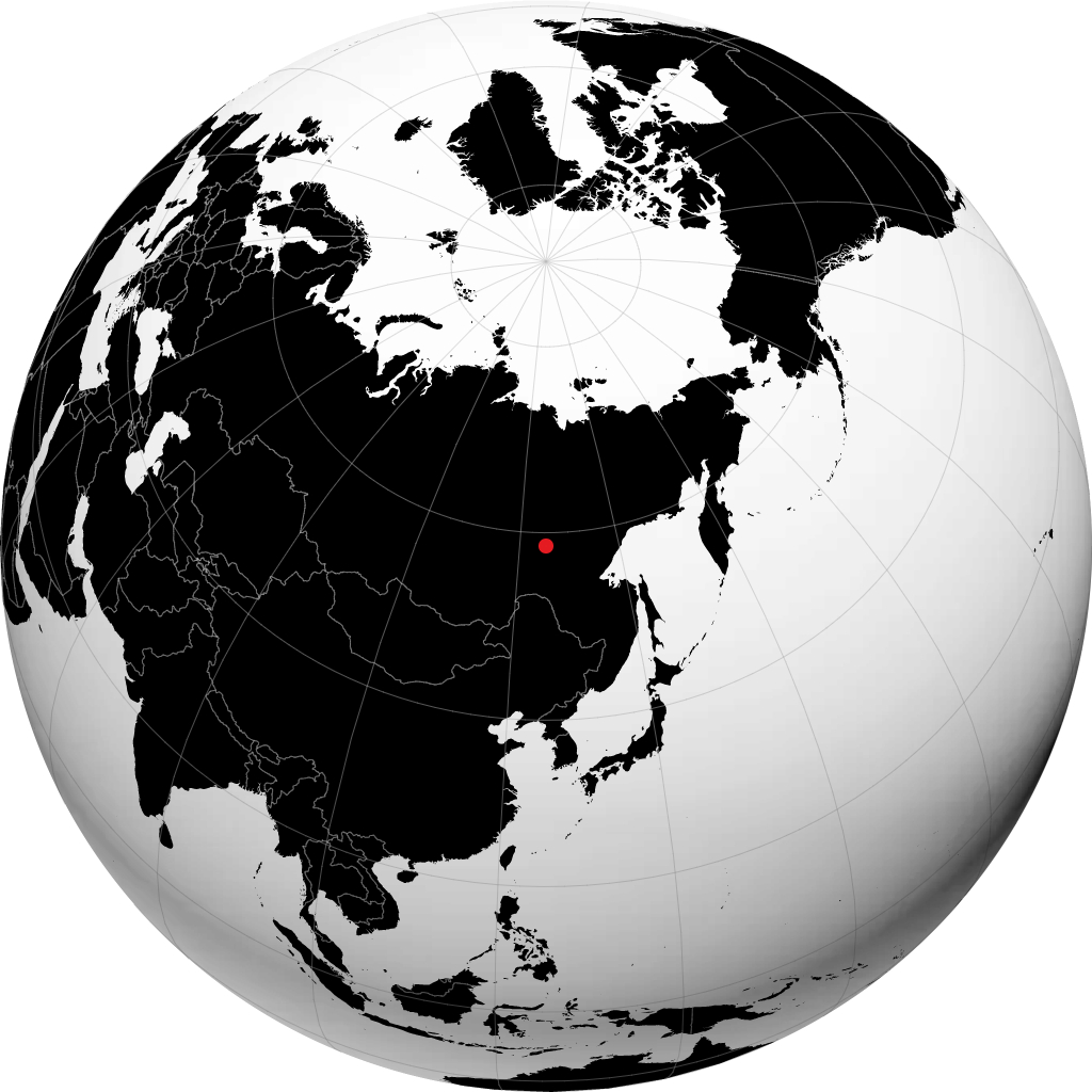 Aldan sur le globe