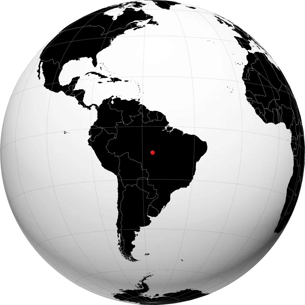 Alta Floresta sur le globe