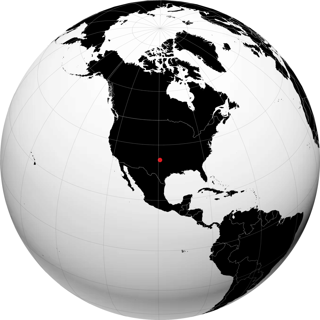 Altus sur le globe