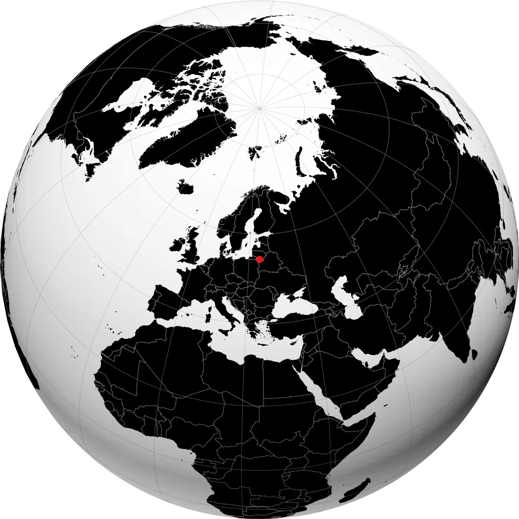 Alytus sur le globe