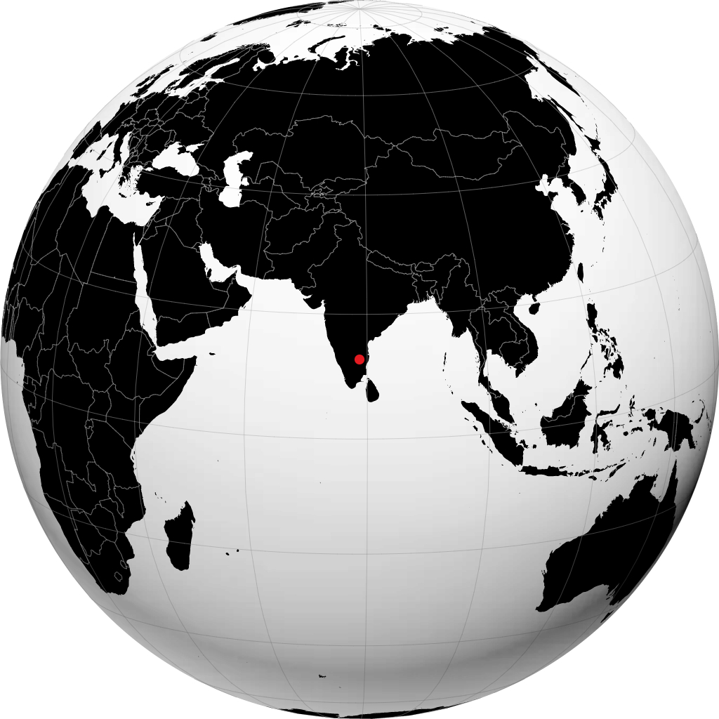 Ambur sur le globe