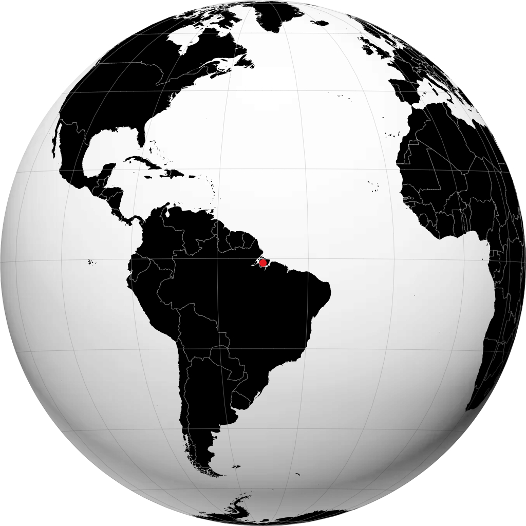 Anajás sur le globe