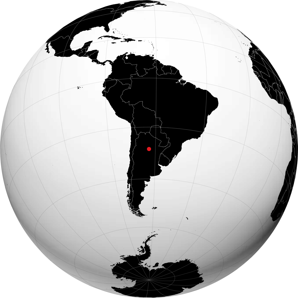 Anatuya sur le globe