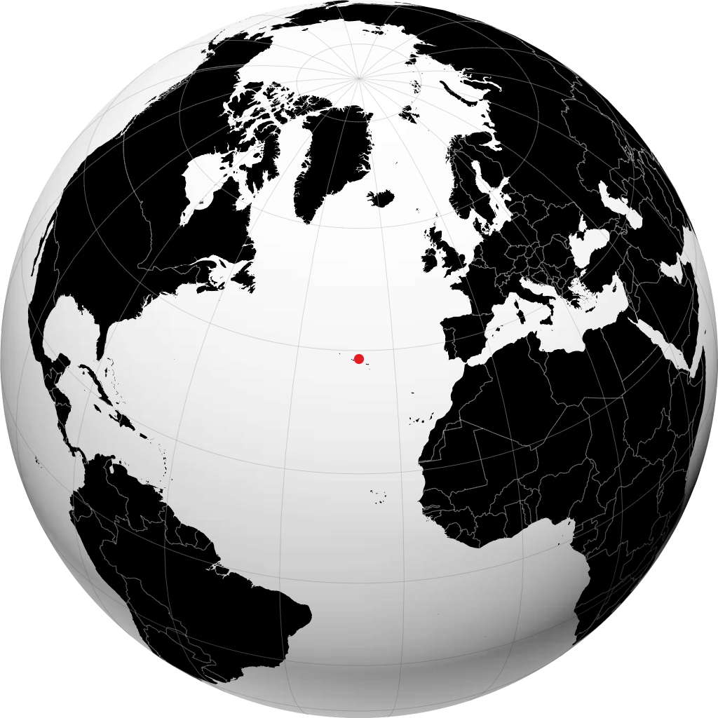 Angra do Heroísmo sur le globe