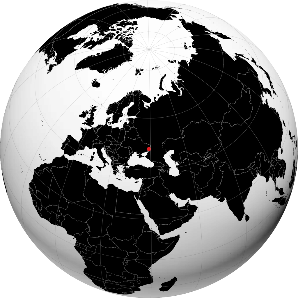 Antratsit sur le globe
