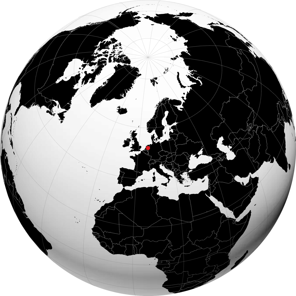 Apeldoorn sur le globe
