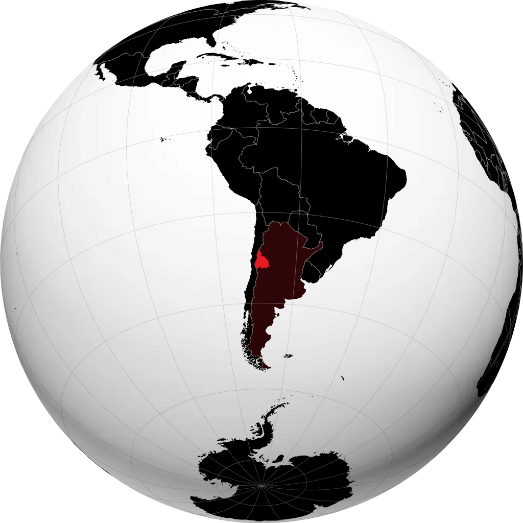 Province de San Juan sur le globe
