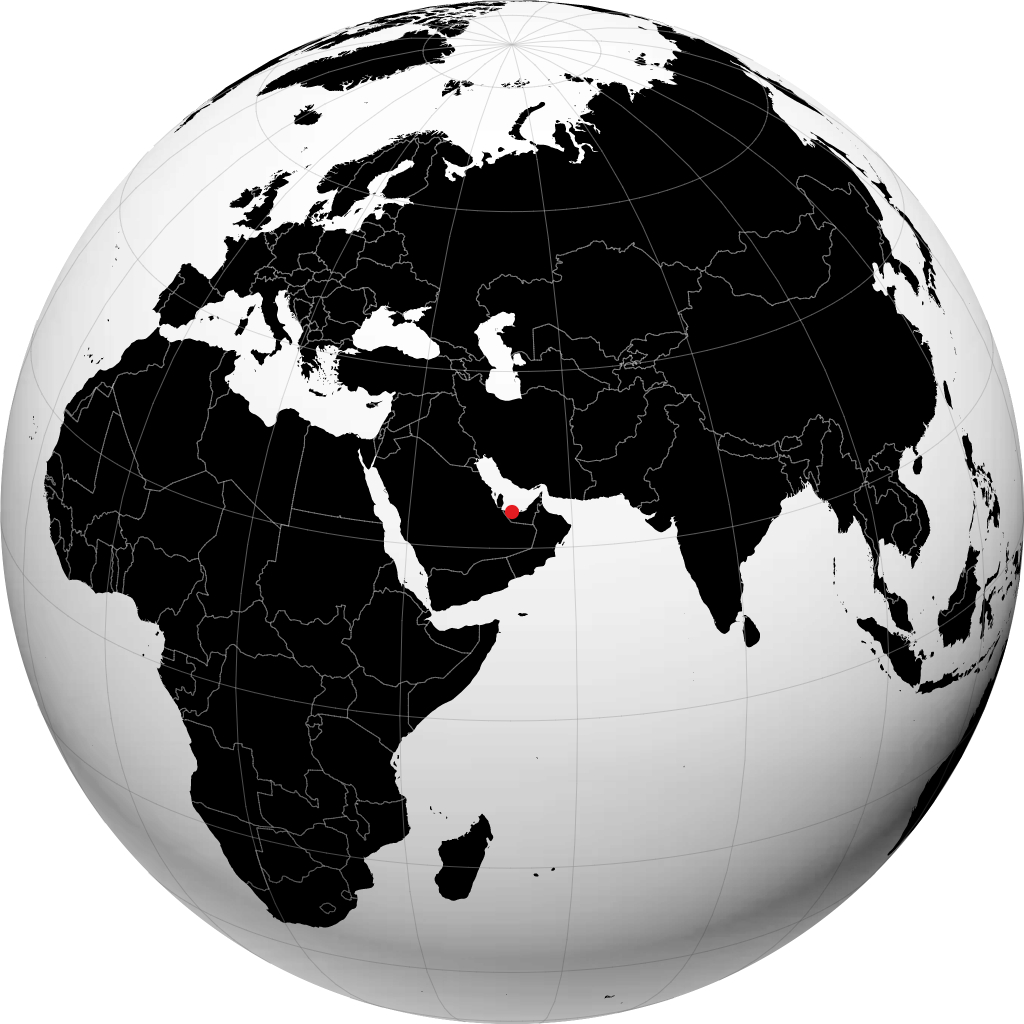 Ar Ruways sur le globe