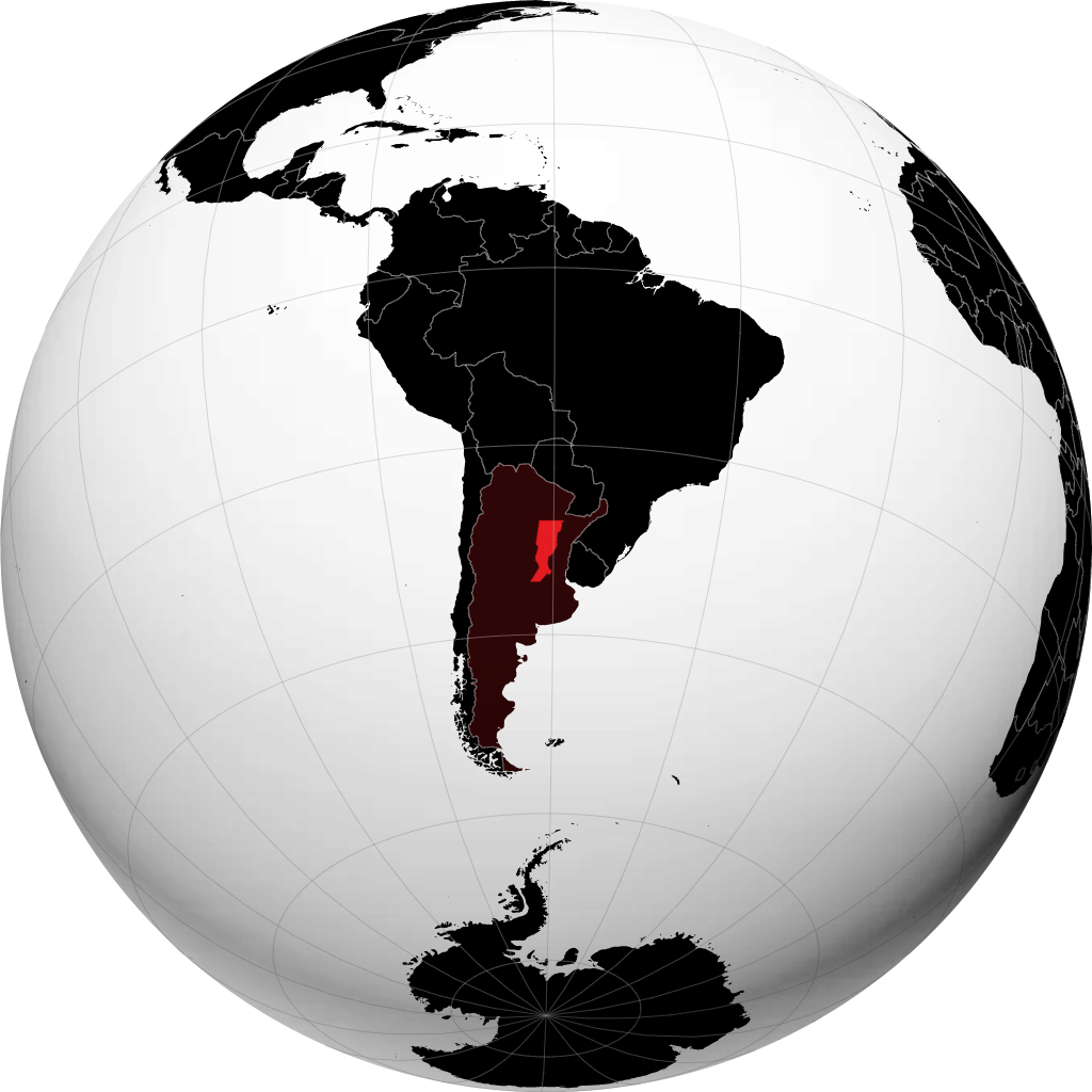 Province de Santa Fe sur le globe