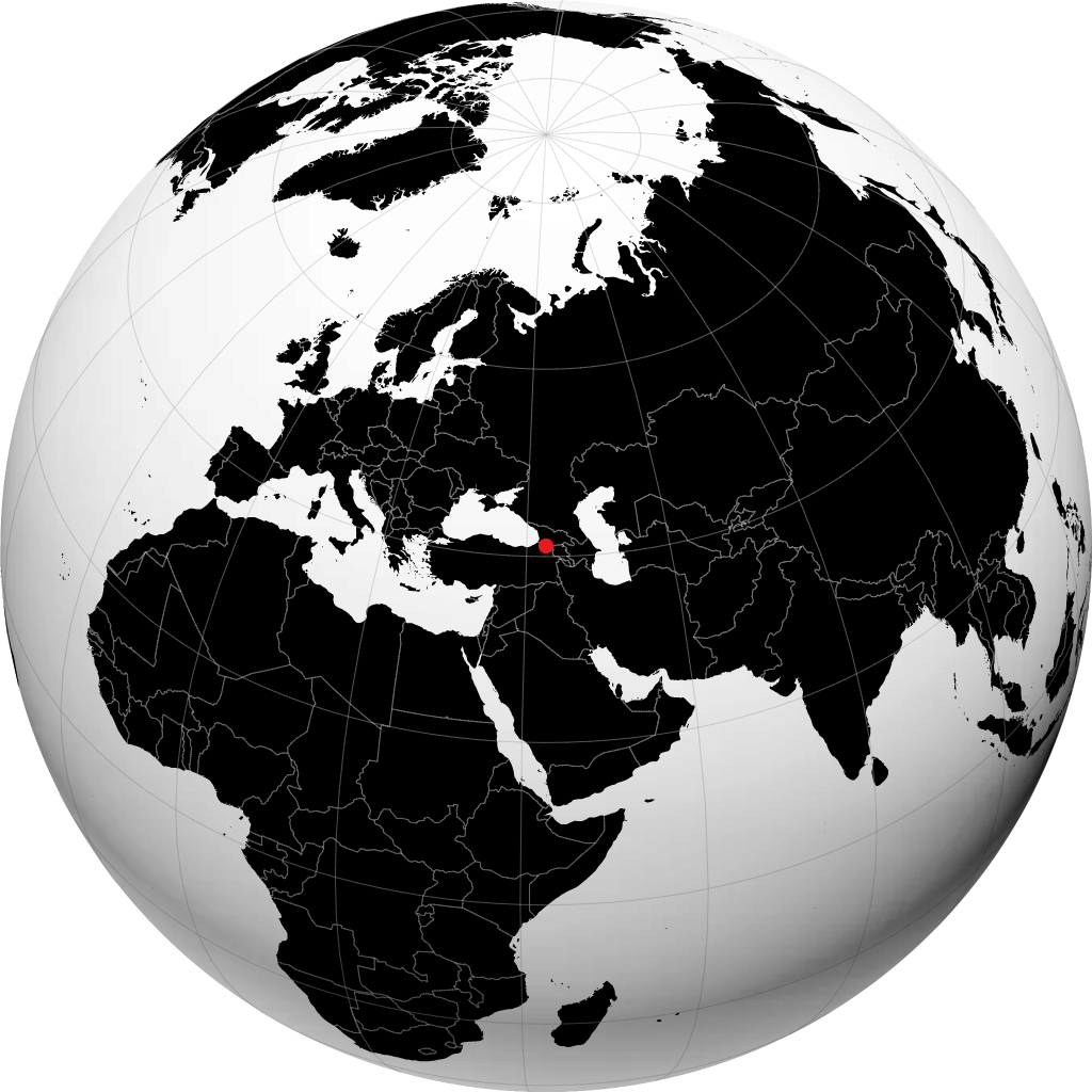 Ardahan sur le globe