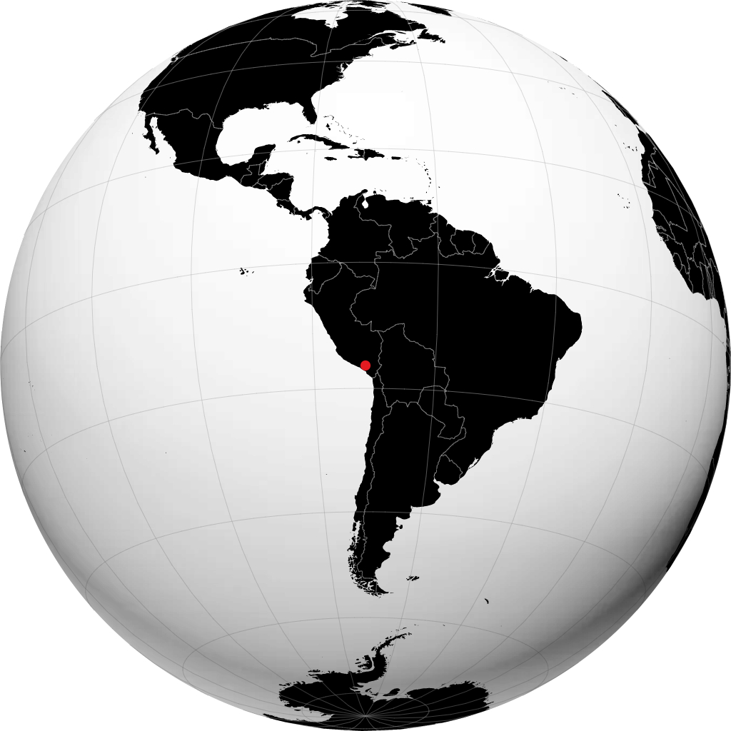 Arequipa sur le globe