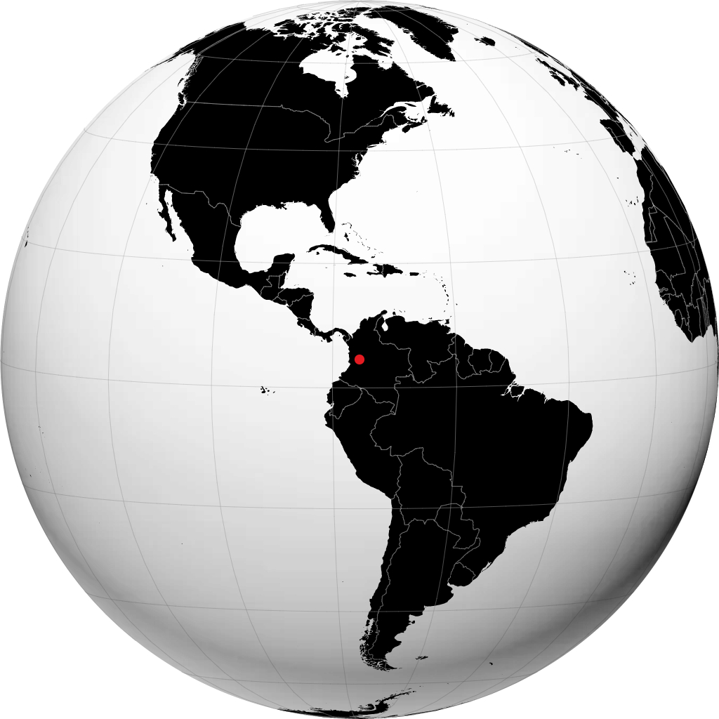 Arménie sur le globe