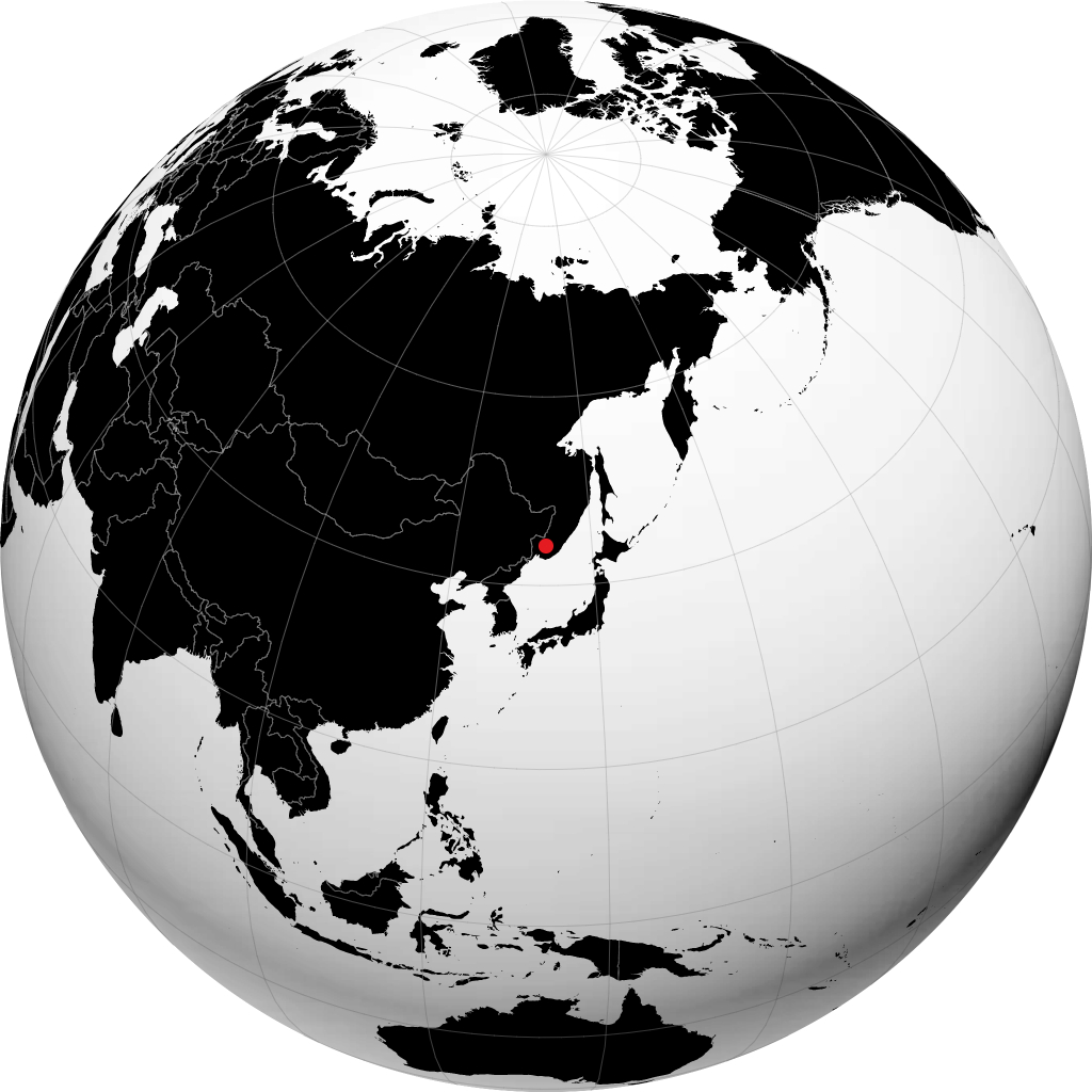 Arsenyev sur le globe