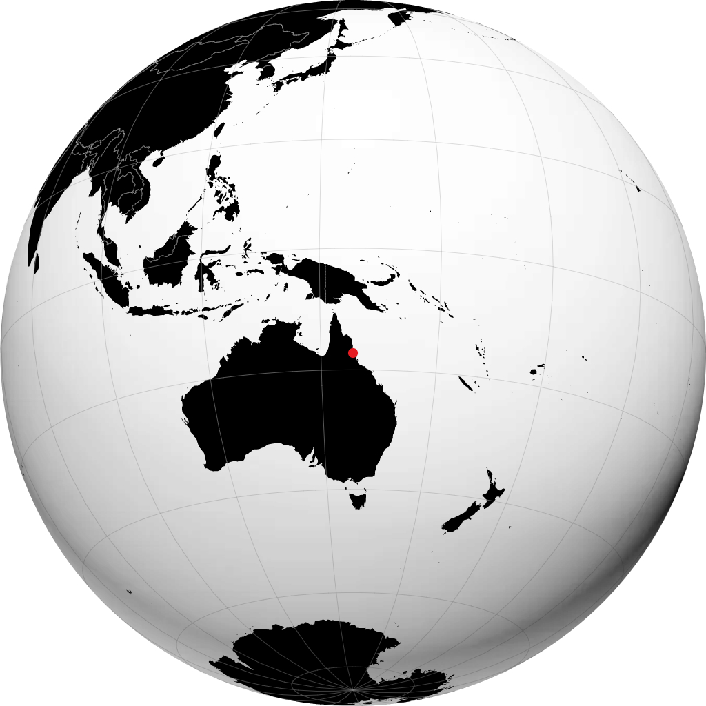 Atherton sur le globe