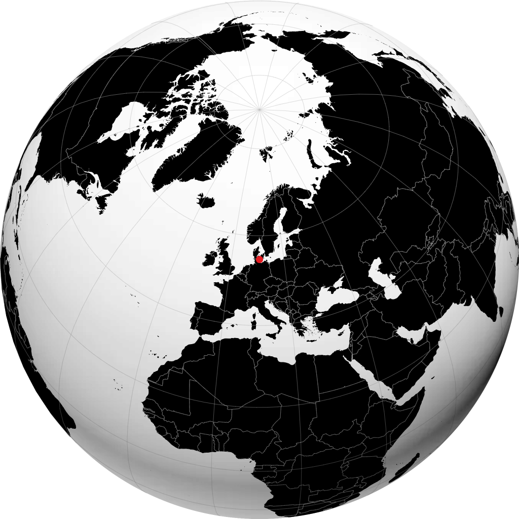 Bagenkop sur le globe
