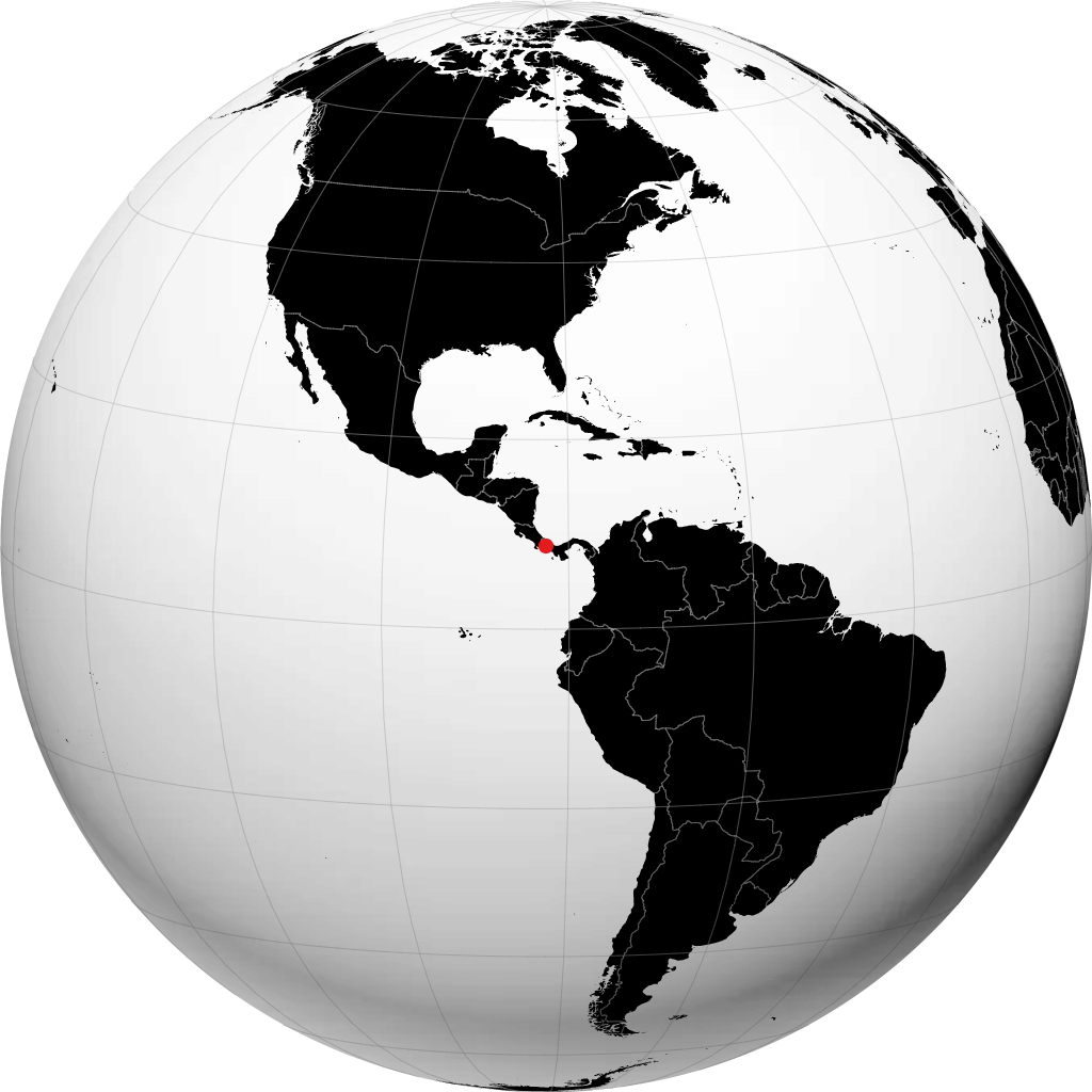 Bajo Boquete sur le globe