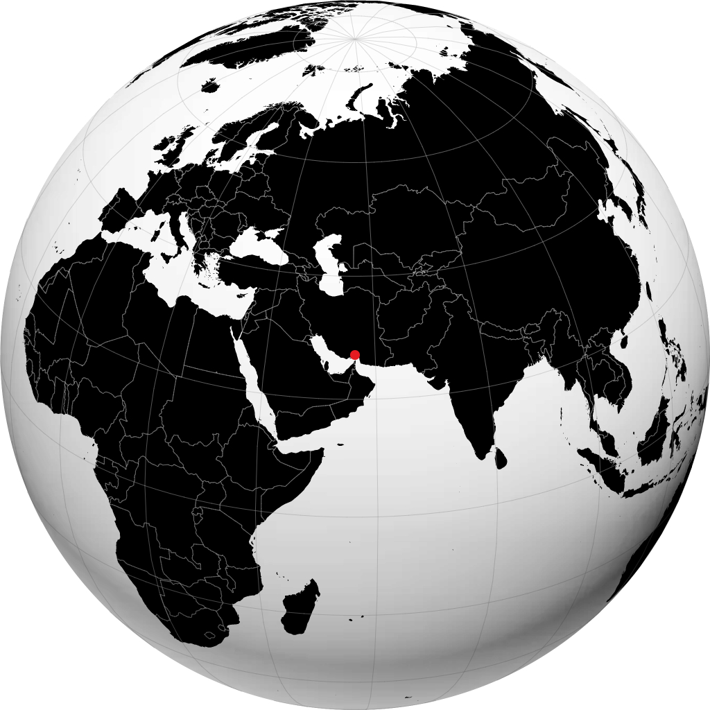 Bandar Abbas sur le globe