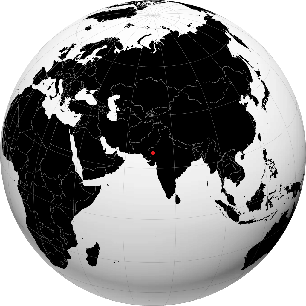 Barmer sur le globe