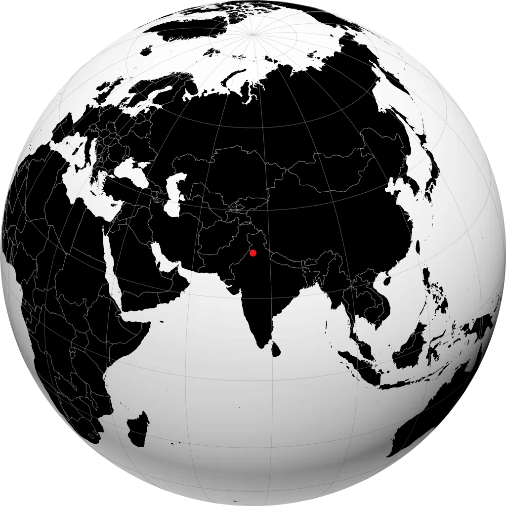 Barnala sur le globe