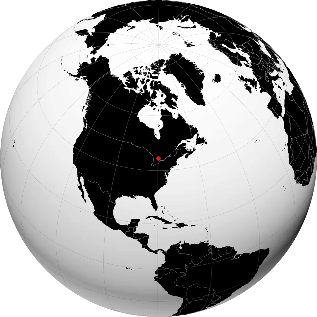 Barrie sur le globe