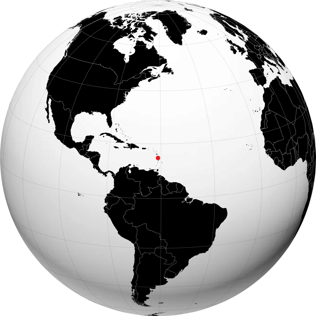 Basse-Pointe sur le globe