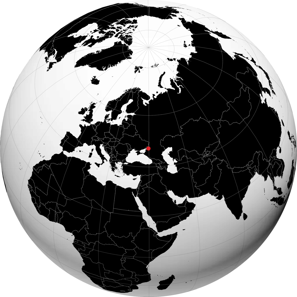 Bataysk sur le globe