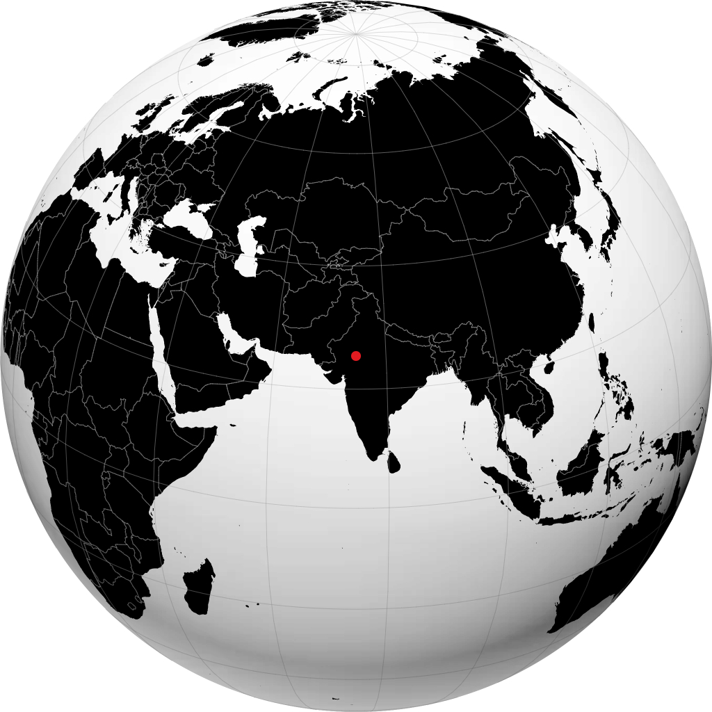 Bhilwara sur le globe