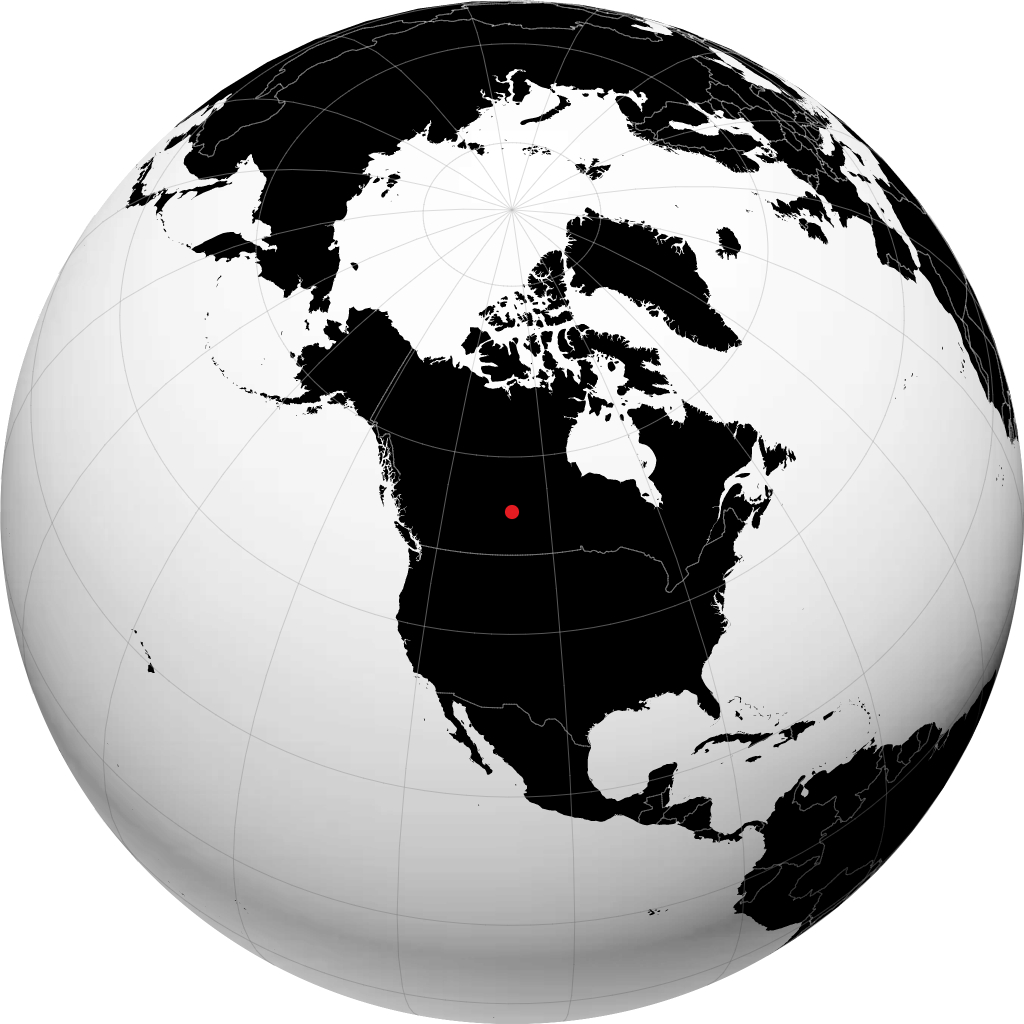 Big River sur le globe