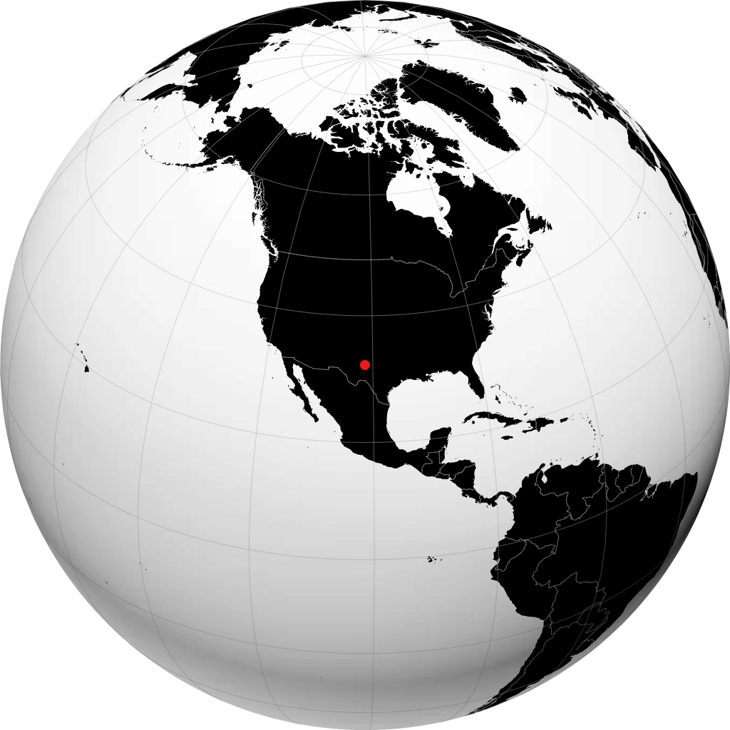 Big Spring sur le globe