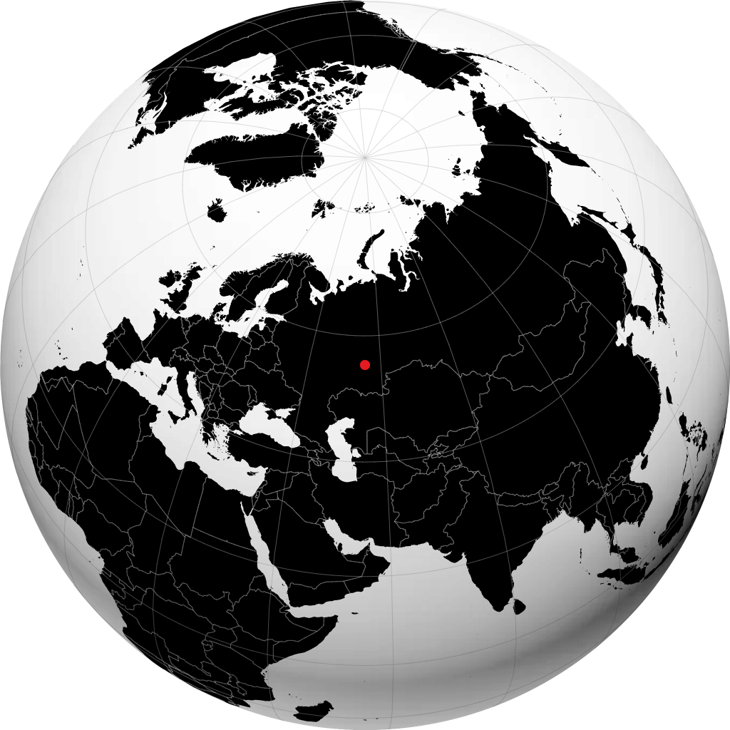 Birsk sur le globe