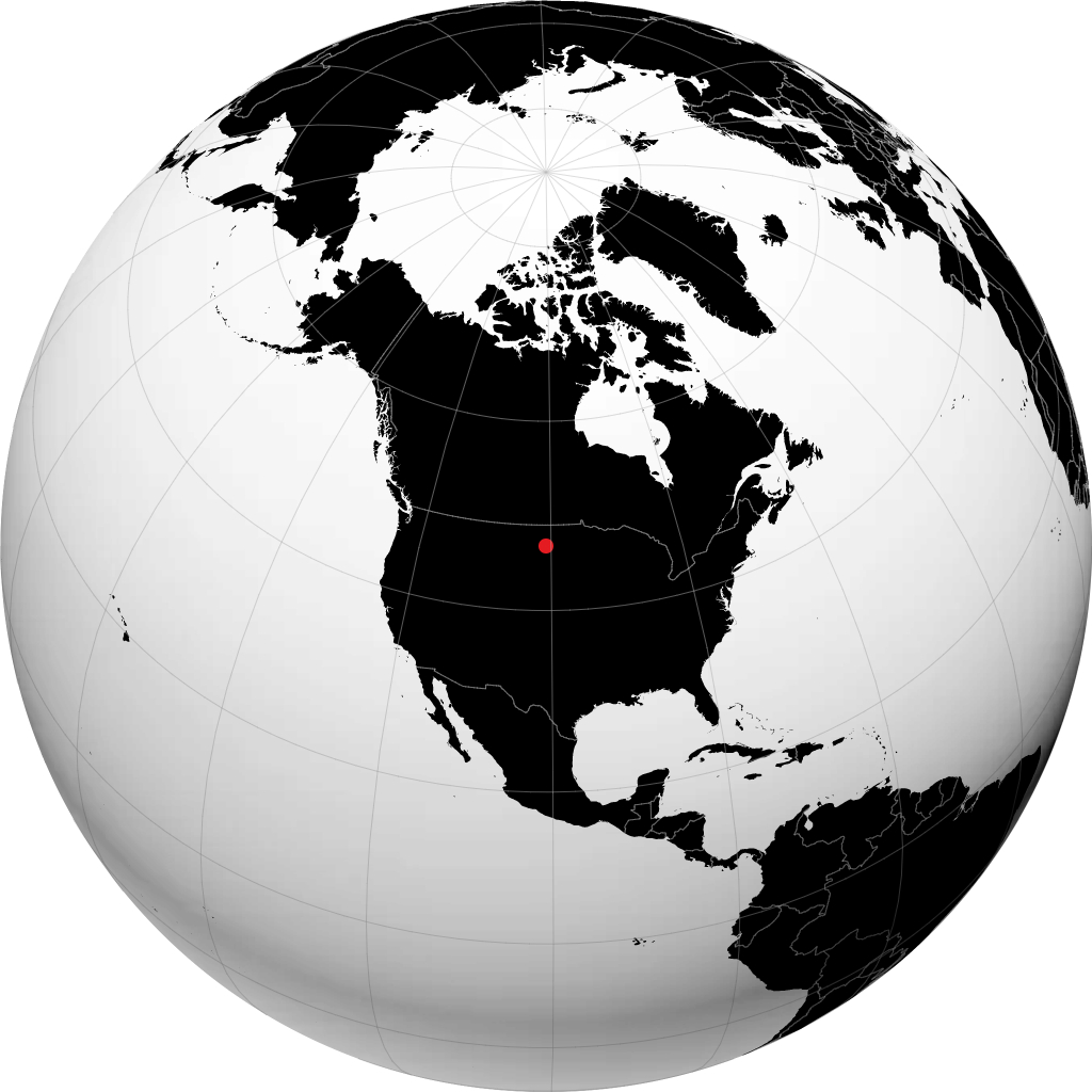 Bismarck sur le globe