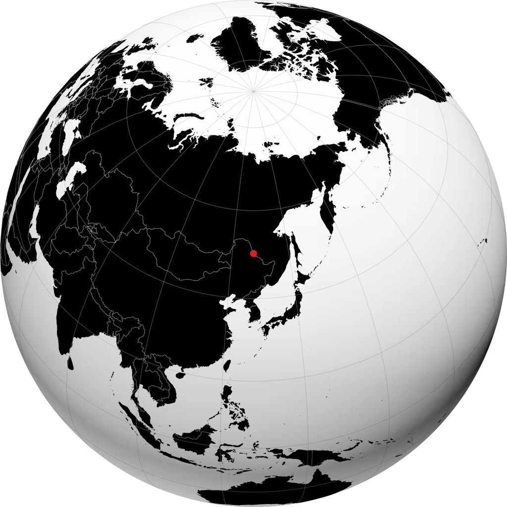 Blagovéshchensk sur le globe