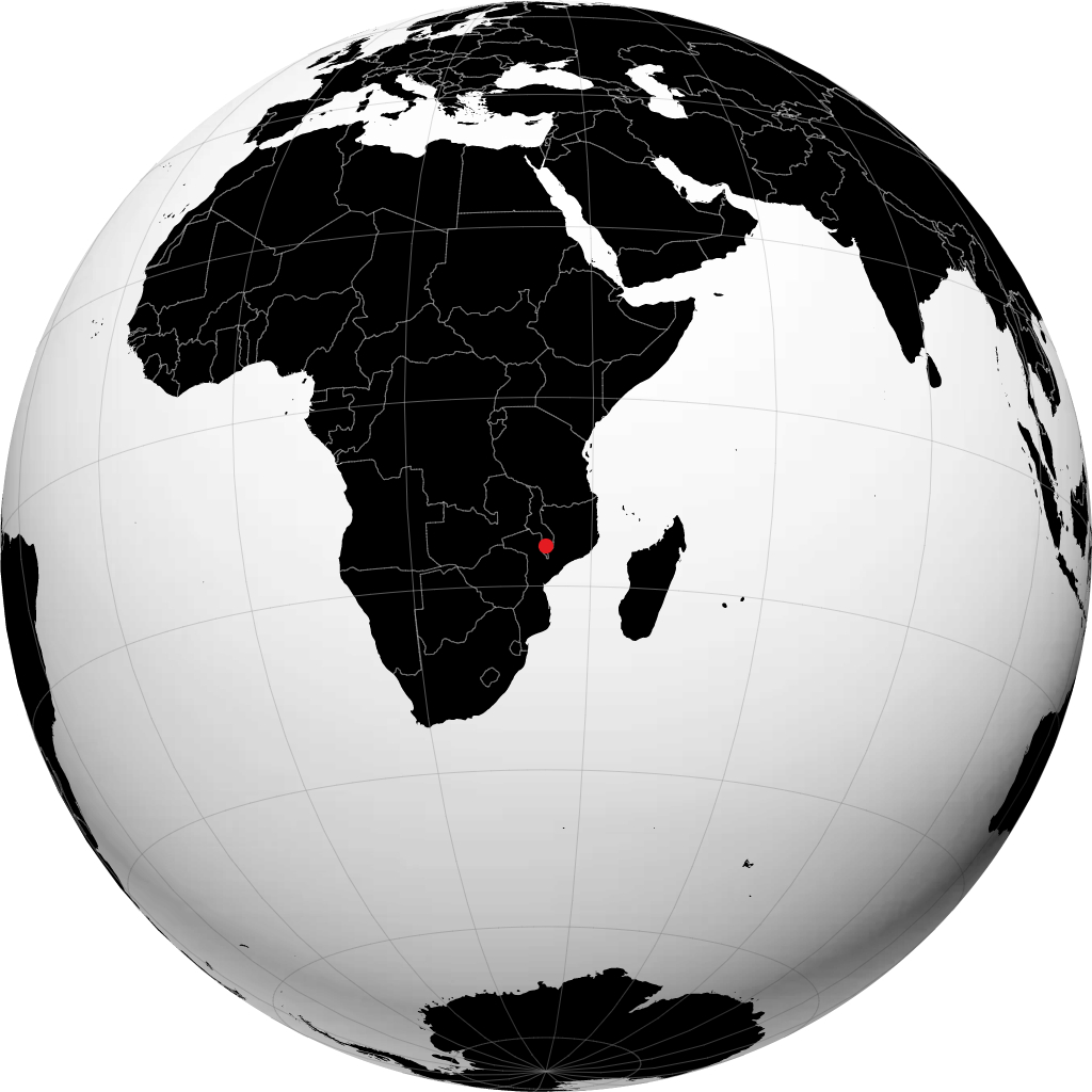 Blantyre sur le globe