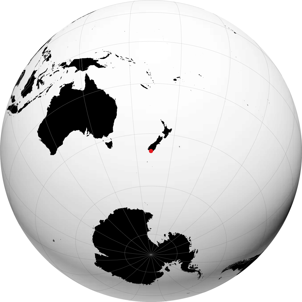 Bluff sur le globe